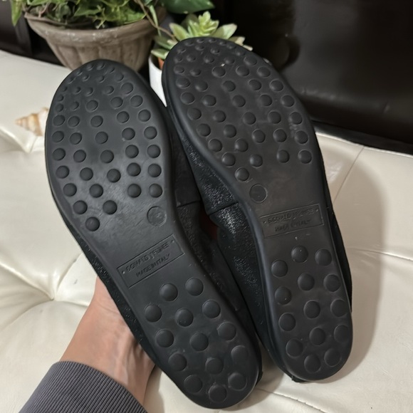 Donald J Pliner Ballet Flats-Sz 9.5M “Dance” Model-Elastic Slip On Style-Black - Picture 9 of 17